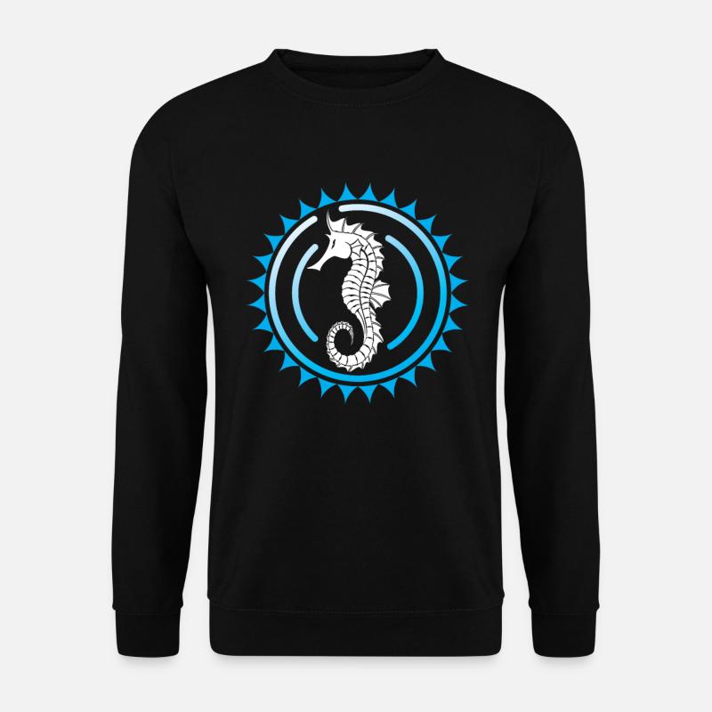 hippocampe - Sweat-shirt Unisexe - noir