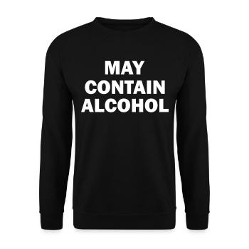 Tá Bronntanas Clóghrafaíochta Alcóil ann - Sweat-shirt Unisexe - noir - Devant - Alina (178cm) & Michal (187cm)