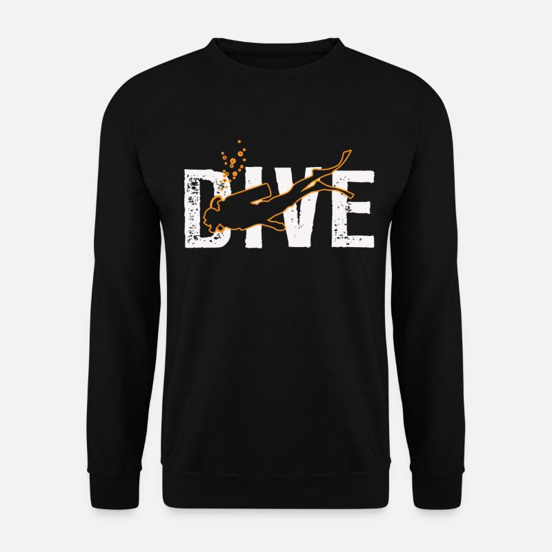 diving - Unisex Sweatshirt - black
