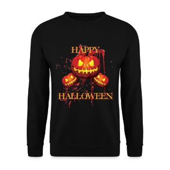 Halloween - Sweat-shirt Unisexe - noir - Devant - Alina (178cm) & Michal (187cm)