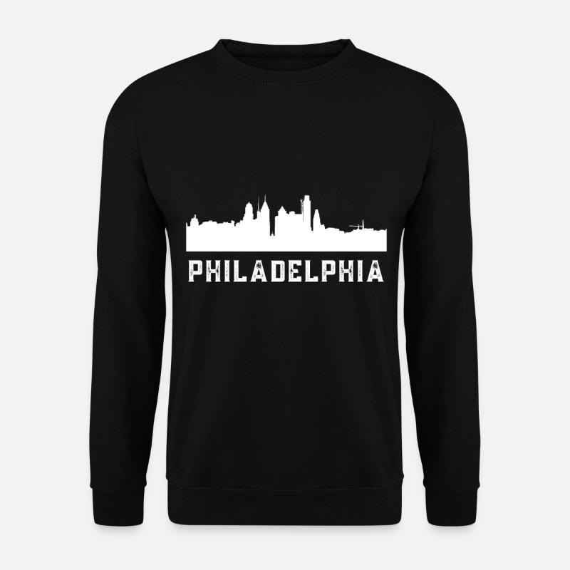 Philadelphia Skyline - Unisex Pullover - Schwarz
