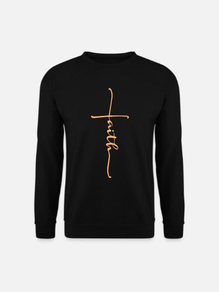 Glaubensbibel zitiert guten Jesus Christus - Unisex Pullover - Schwarz