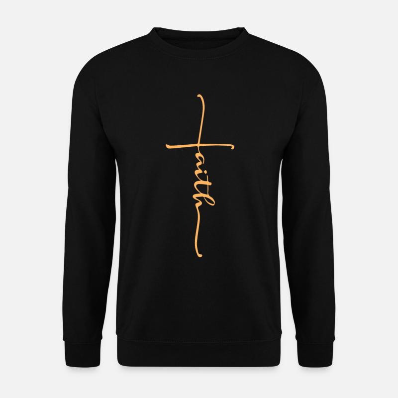 Glaubensbibel zitiert guten Jesus Christus - Unisex Pullover - Schwarz