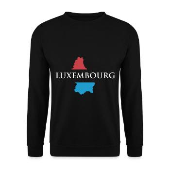Luxembourg - Unisex Sweatshirt - black - Front - Alina (178cm) & Michal (187cm)