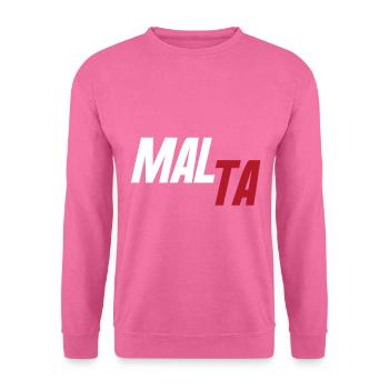 Malta Land und Länder - Unisex Pullover - Pink - Vorne