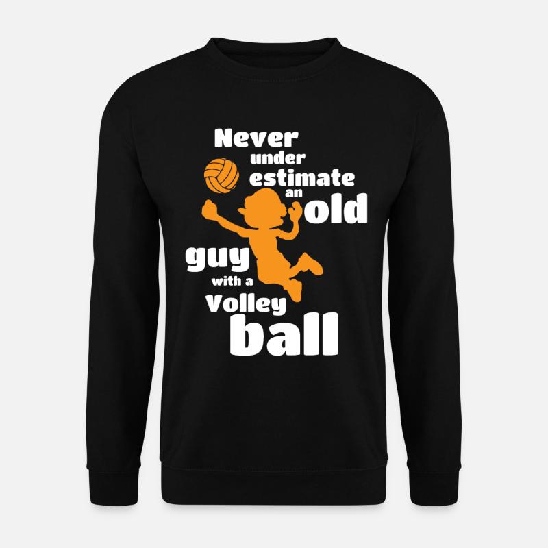 volley-ball - Sweat-shirt Unisexe - noir