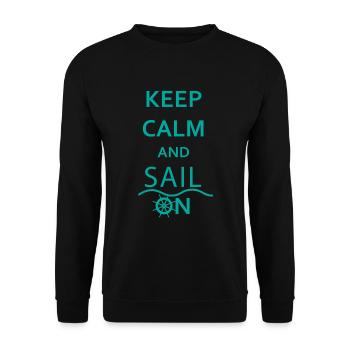 navigation à voile - Sweat-shirt Unisexe - noir - Devant - Alina (178cm) & Michal (187cm)