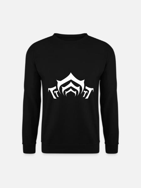 Lotus symbol warframe white gift - Unisex Sweatshirt - black