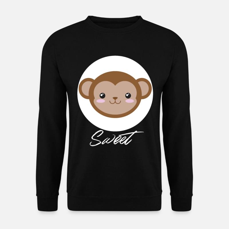 monkey - Unisex Sweatshirt - black