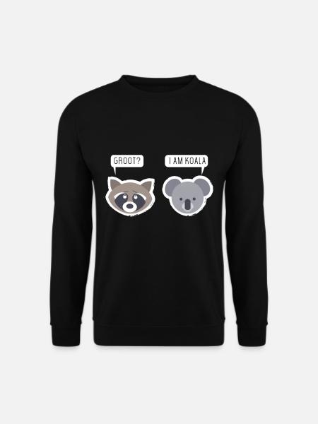 Koala - Unisex Pullover - Schwarz