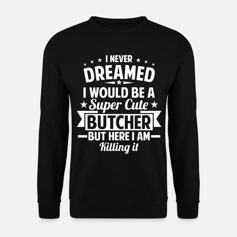 boucher - Sweat-shirt Unisexe - noir