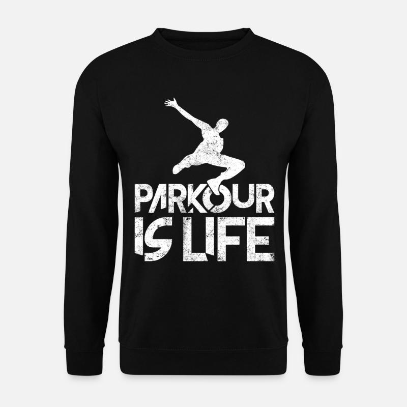 parkour - Unisex Sweatshirt - black