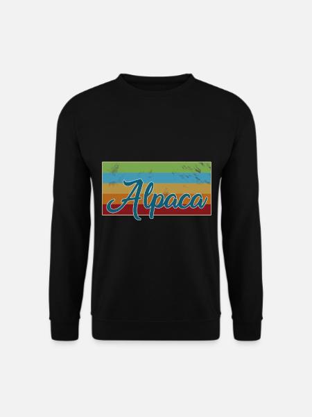 Alpaka - Unisex Pullover - Schwarz