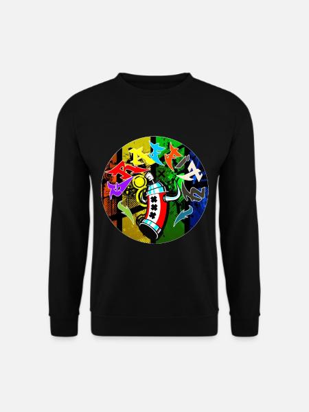 Grafitti graffiti - Unisex Pullover - Schwarz