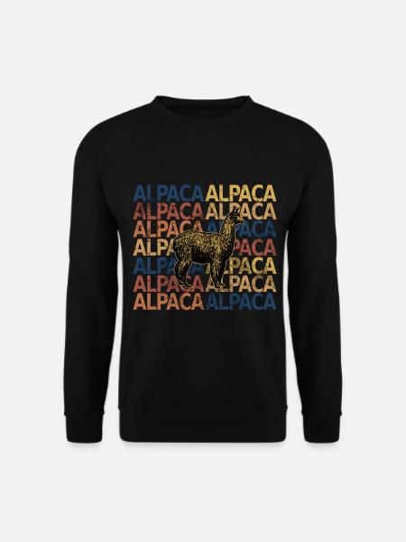Alpaka - Unisex Pullover - Schwarz