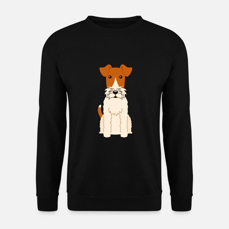 Wire Fox Terrier - Unisex Pullover - Schwarz