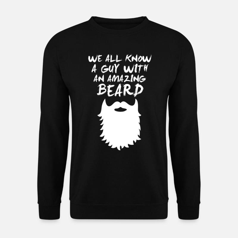 Bart - Beard - Unisex Pullover - Schwarz