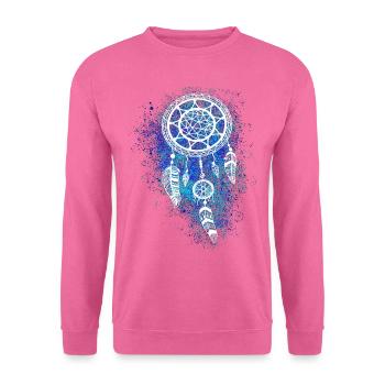 Traumfänger | Meditation Yoga Traum Geschenk - Unisex Pullover - Pink - Vorne