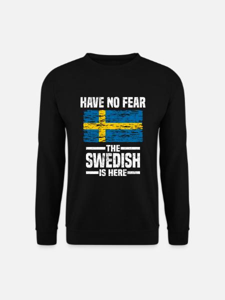 Schweden Schwedisch Schwede Geschenk Für Schweden - Unisex Pullover - Schwarz