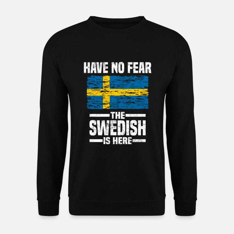 Schweden Schwedisch Schwede Geschenk Für Schweden - Unisex Pullover - Schwarz