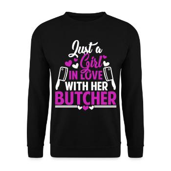 Metzger - Unisex Pullover - Schwarz - Vorne - Alina (178cm) & Michal (187cm)