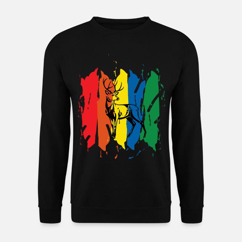 Cerf de cerf - Sweat-shirt Unisexe - noir