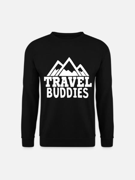 Zusammen reisen Travel Buddies Urlaub Geschenk - Unisex Pullover - Schwarz
