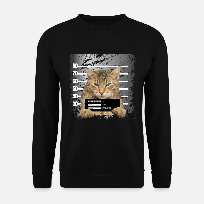 Katze - Unisex Pullover - Schwarz