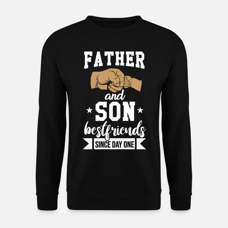 father and son - Unisex Sweatshirt - black
