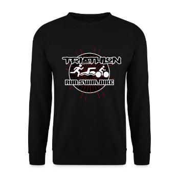 Triathlon - Sweat-shirt Unisexe - noir - Devant - Alina (178cm) & Michal (187cm)