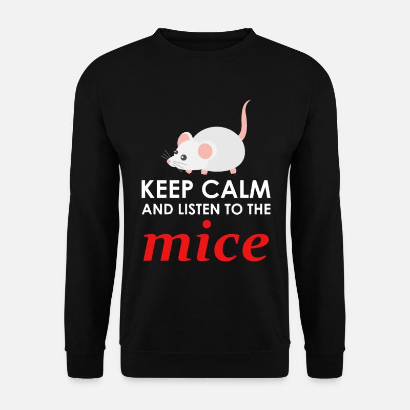 Maus - Unisex Pullover - Schwarz