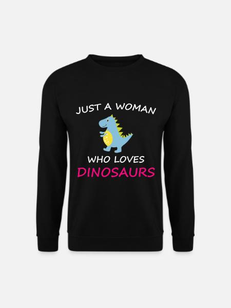 Dino - Unisex Pullover - Schwarz