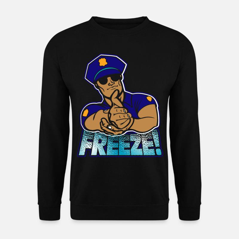 police - Unisex Sweatshirt - black