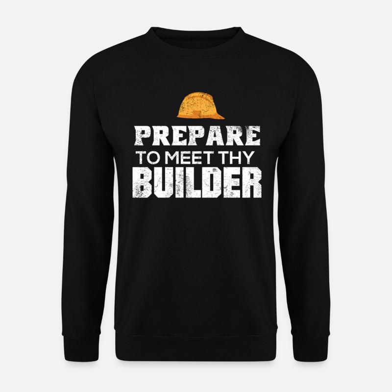 Ouvriers du bâtiment - Sweat-shirt Unisexe - noir