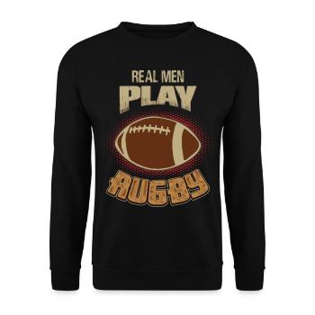 Rugby - Sweat-shirt Unisexe - noir - Devant - Alina (178cm) & Michal (187cm)
