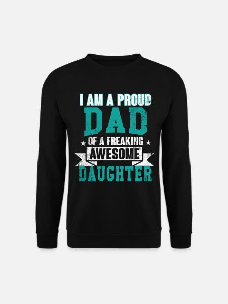 Père et fille - Sweat-shirt Unisexe - noir