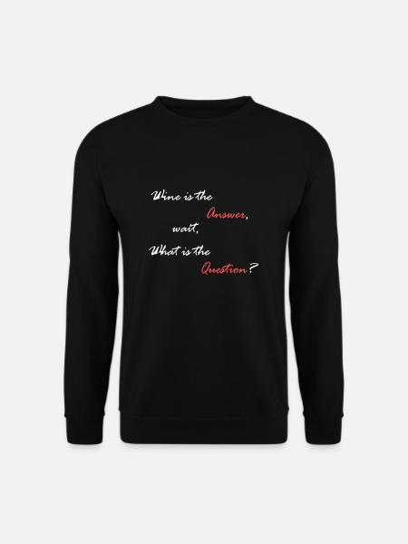 Vin vin vin - Sweat-shirt Unisexe - noir