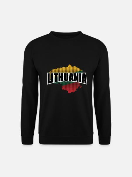 Lituanie UE - Sweat-shirt Unisexe - noir