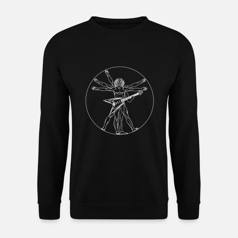 Gitarre - Unisex Pullover - Schwarz
