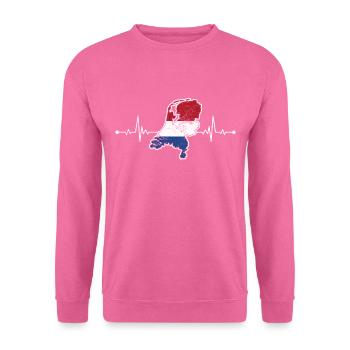 Pays-Bas - Sweat-shirt Unisexe - rose - Devant