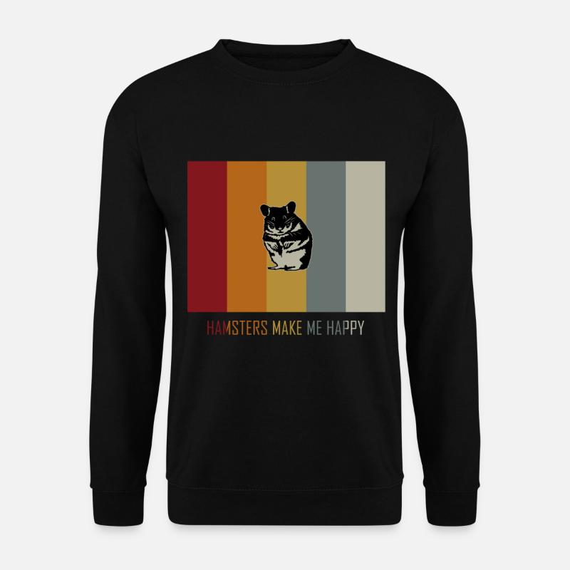 hamster - Unisex Sweatshirt - black