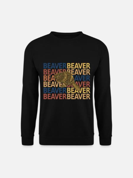 Bieber Retro Vintage - Unisex Pullover - Schwarz