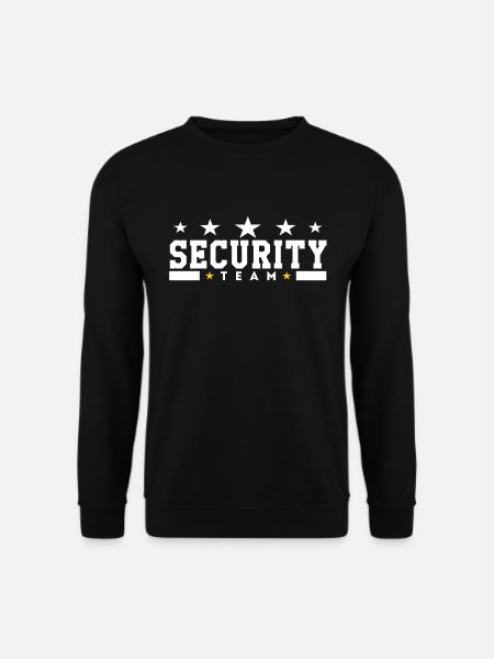 Security Team | Teamkleidung Club Bar Geschenk - Unisex Pullover - Schwarz