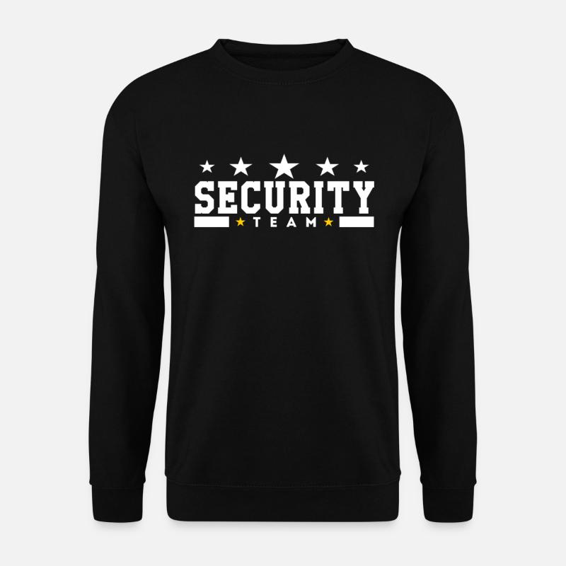 Security Team | Teamkleidung Club Bar Geschenk - Unisex Pullover - Schwarz