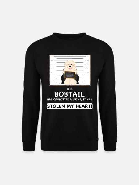 Bobtail Mugshot - Unisex Sweatshirt - black