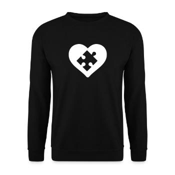 Puzzle - Partie 2 - Sweat-shirt Unisexe - noir - Devant - Alina (178cm) & Michal (187cm)