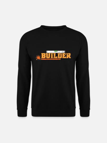 construction worker - Unisex Sweatshirt - black