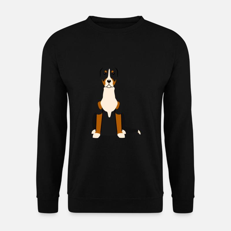 Grosser Schweizer Sennenhund - Unisex Pullover - Schwarz