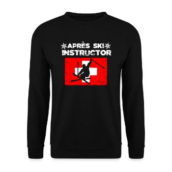 Moniteur après-ski - Sweat-shirt Unisexe - noir - Devant - Alina (178cm) & Michal (187cm)