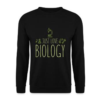 biologie - Sweat-shirt Unisexe - noir - Devant - Alina (178cm) & Michal (187cm)